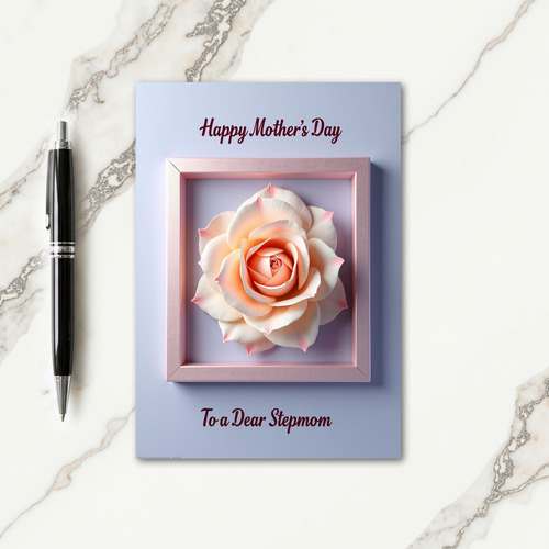 Floral Stepmoms Day Card