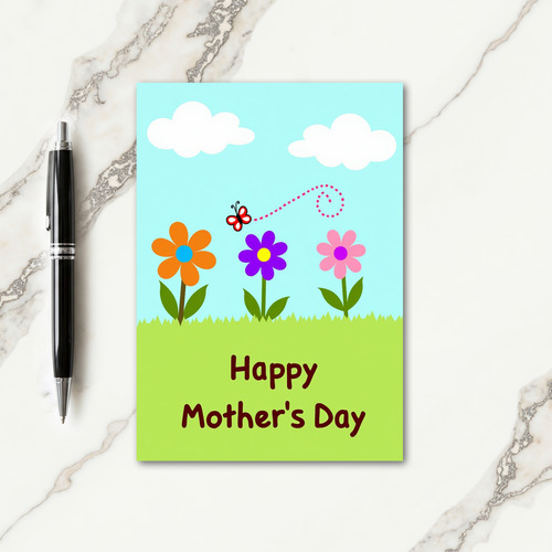 Floral Sweetest Mother Card