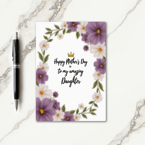 Floral Tender Mothers Day Card