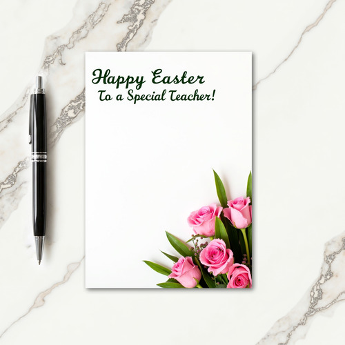 Floral Thanks Greeting Card