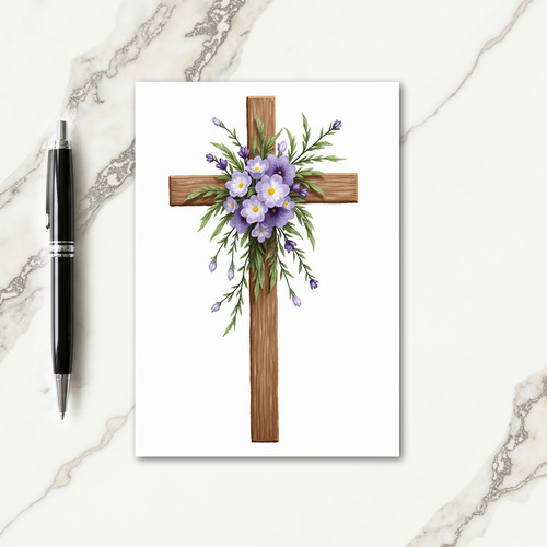 Floral Timber Beauty Greeting Card