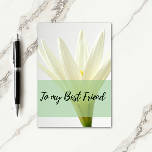 Floral To Best Friend Mother Card