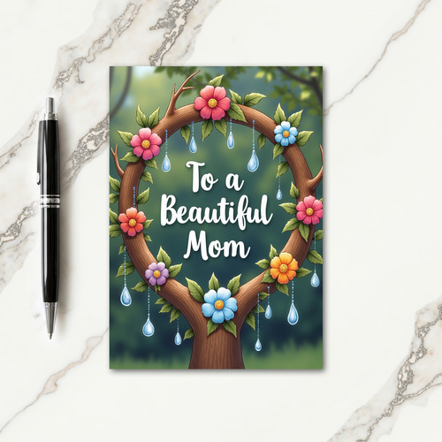 Floral To Mom Card