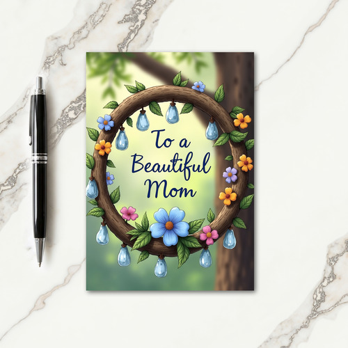Floral To Mom Love Card