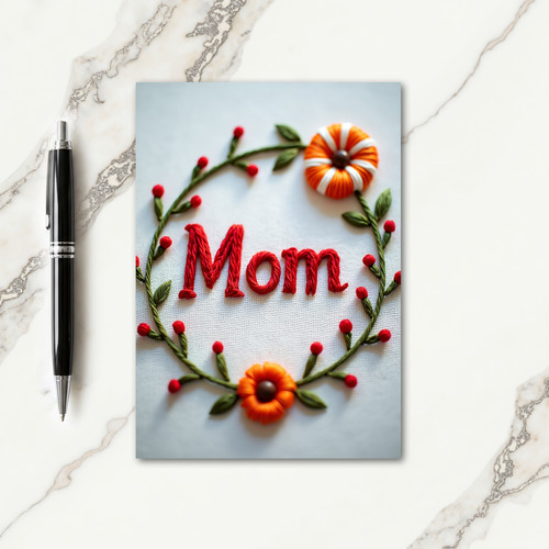 Floral Vines Mother Card