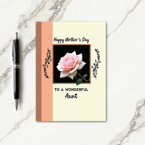Floral Vines Mothers Day Card