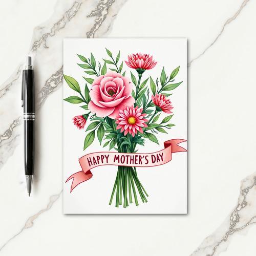Floral Watercolor Blossom Card