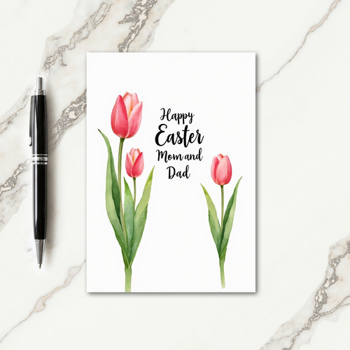 Floral Watercolor Greeting Card
