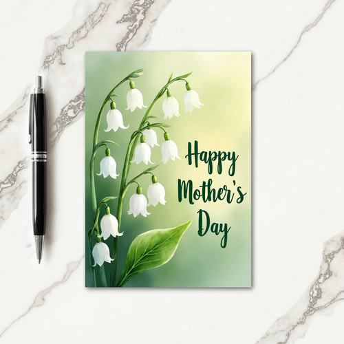 Floral White Blossom Card