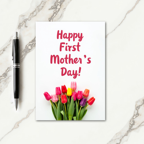 Floral White Pattern Card