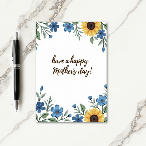 Floral Wish Greeting Card