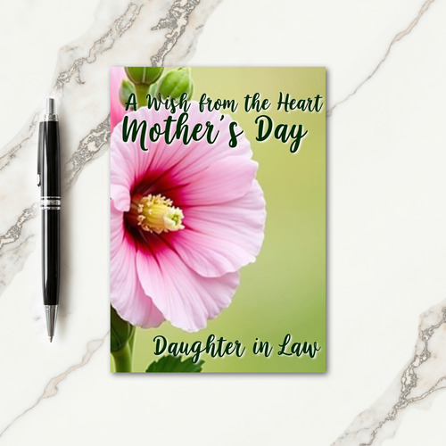 Floral Wish Mothers Day Card