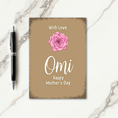 Floral With Love Mothers Day Card