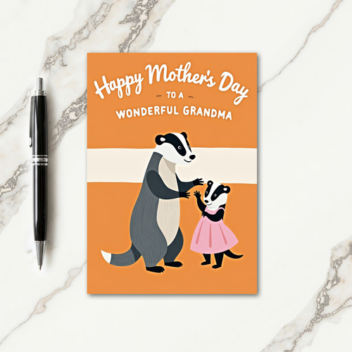 Floral Wonderful Grandma Card