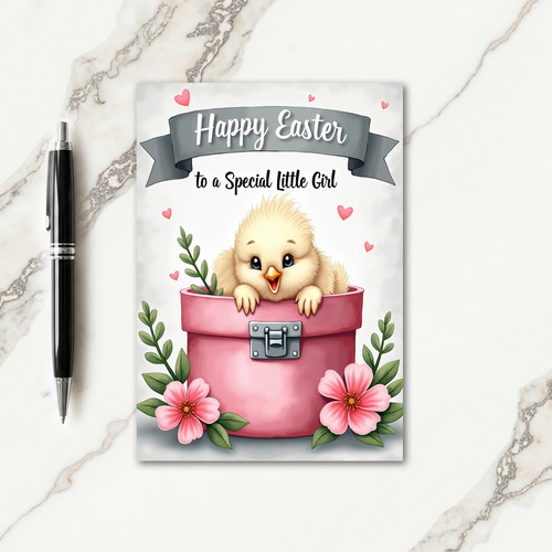 Fluffy Bird Holiday Greeting Card