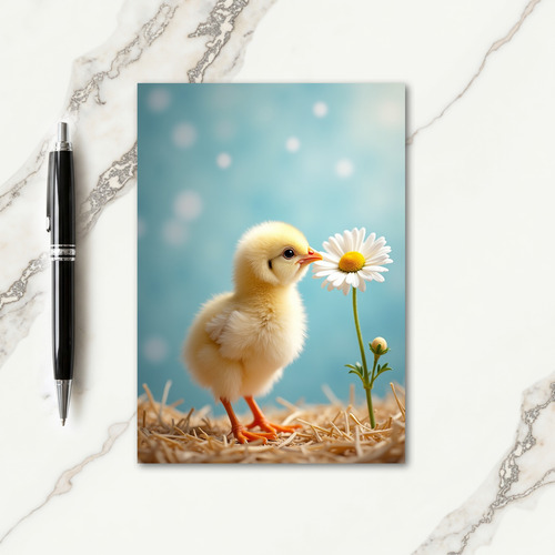 Fluffy Bird Mothers Day Scene Card