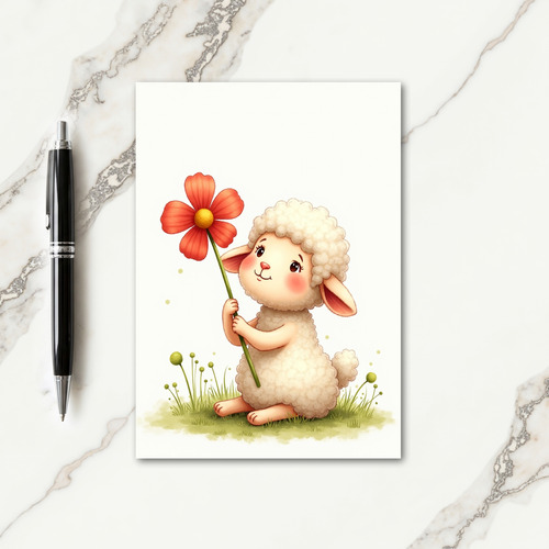 Fluffy Creature Birthday Card