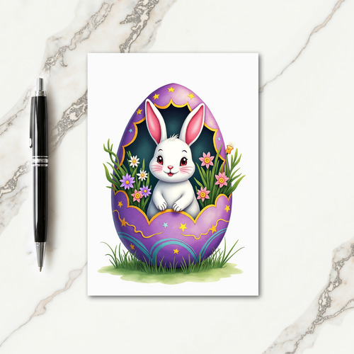 Fluffy Friend Easter Egg Card
