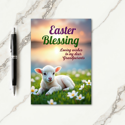 Fluffy Friend Easter Wishes Card
