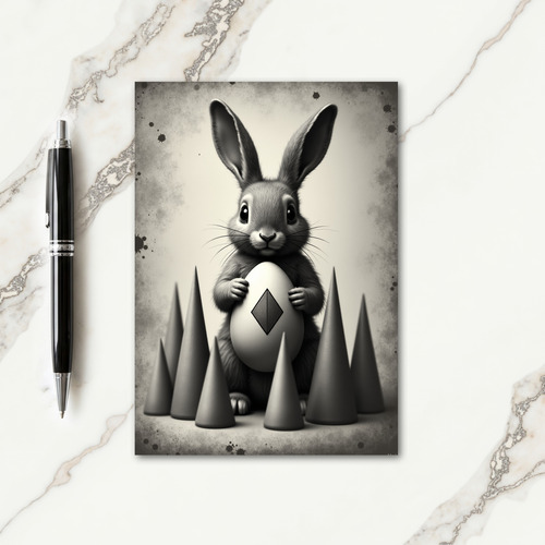 Fluffy Friend Egg Keepsake Card