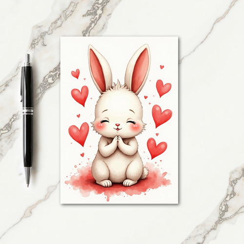 Fluffy Friend Heartfelt Thanks Card