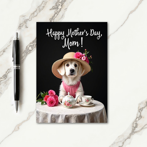 Fluffy Friend Mothers Day Card