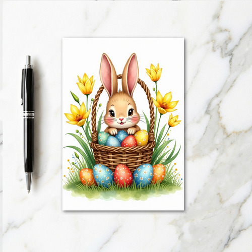 Fluffy Friend Springtime Card