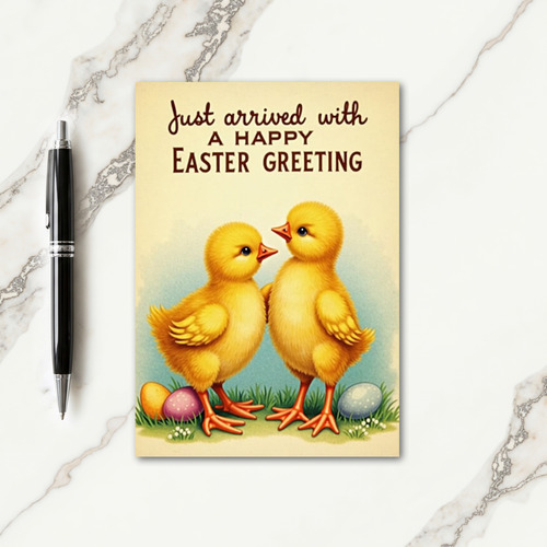 Fluffy Friends Easter Card