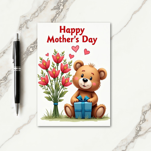 Fluffy Mothers Day Card