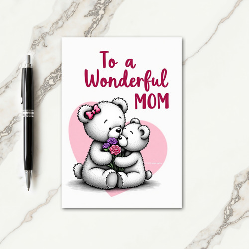 Fluffy Mothers Day Love Card