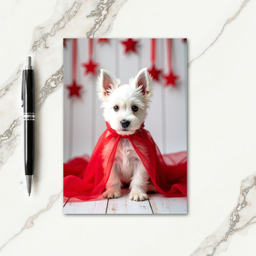 Fluffy White Christmas Card thumbnail