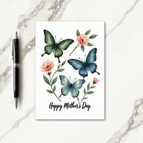 Fluttering Beauty Art Card