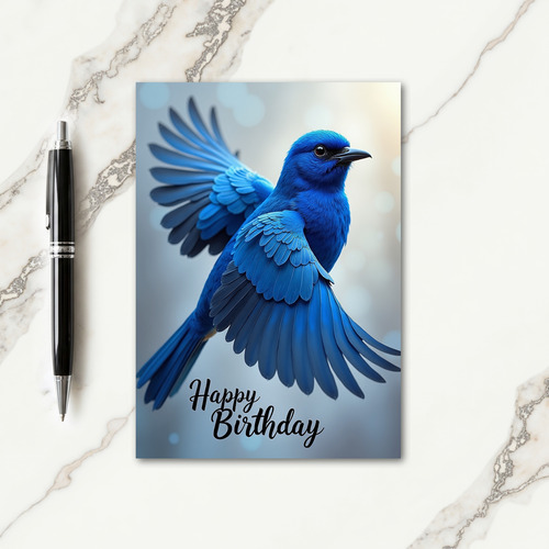 Flying Bird Celebration Card