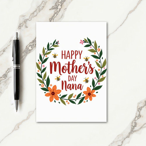 Flying Bugs Mothers Day Card