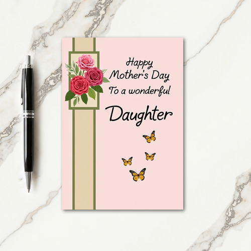 Flying Butterflies Mothers Day Card
