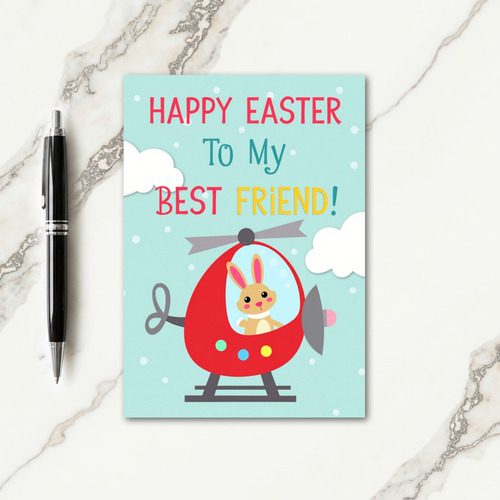 Flying Friend Easter Card