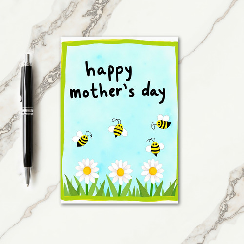 Flying Insect Mothers Day Card