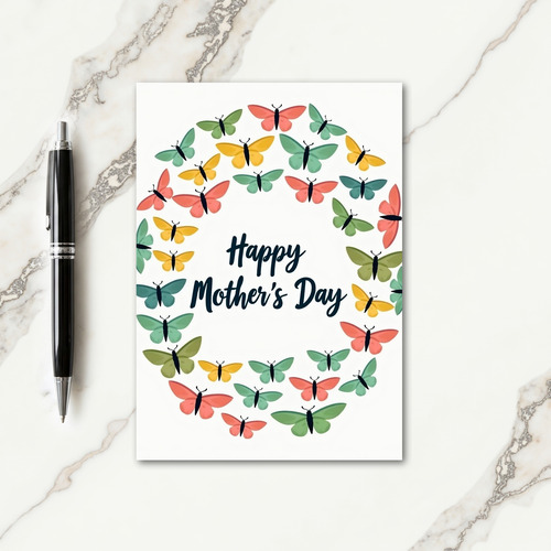 Flying Insects Mothers Day Card