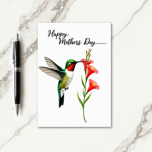 Flying Jewel Sweet Mothers Day Card