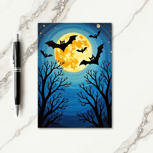 Flying Night Creatures Card