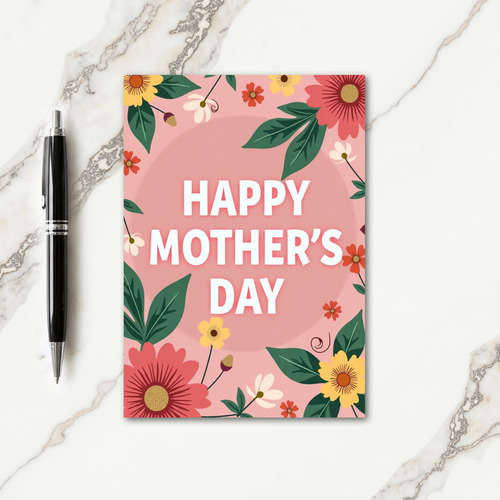Foil Mothers Day Message Card