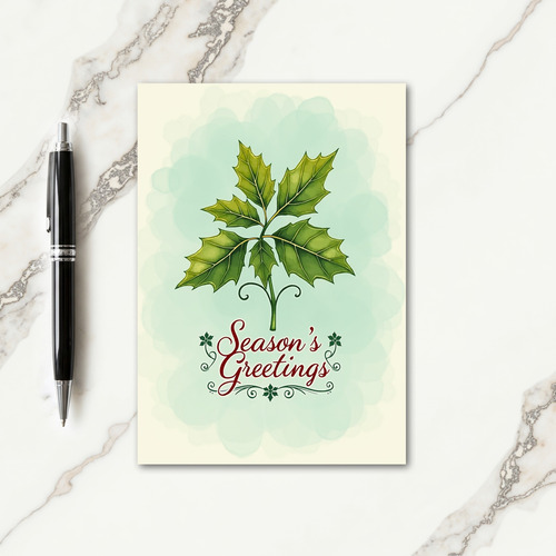 Foliage Christmas Card