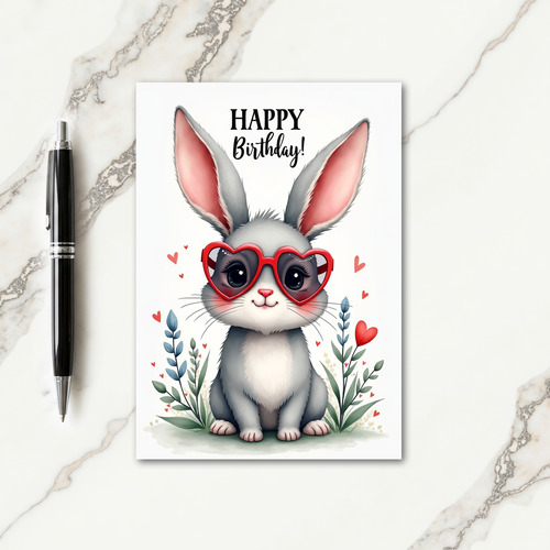 Foliage Creature Birthday Card