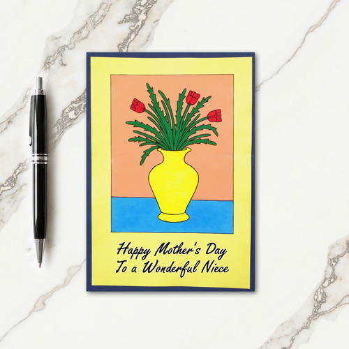 Folk Art Mothers Day Card