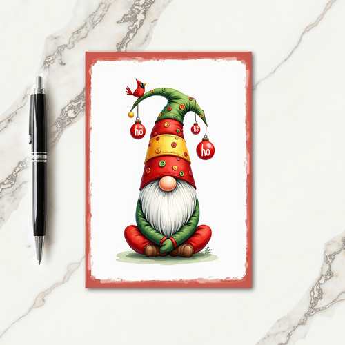 Folklore Figure Christmas Card