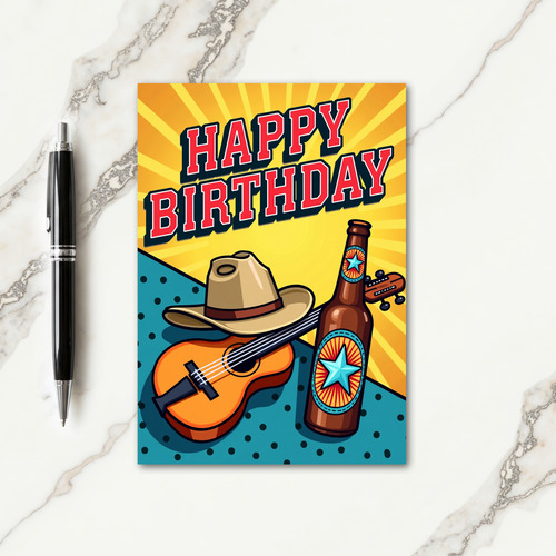 Folksy Celebration Card