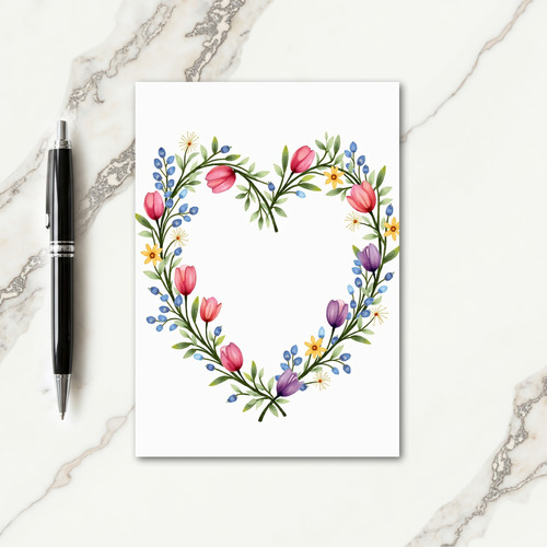 For My Beloved Wife Heart Card