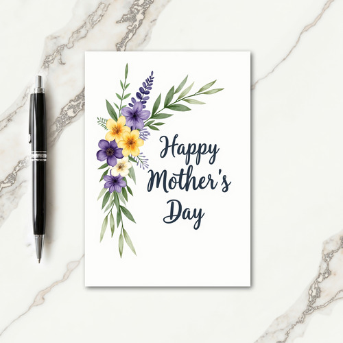 For My Soulmate Floral Note Card