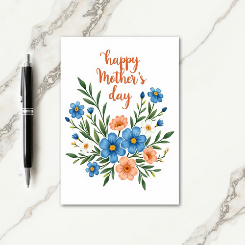 For My Wife Floral Bouquet Card