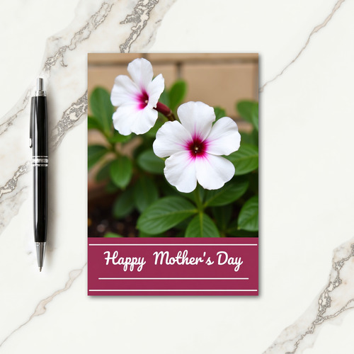 For My Wife Flower Card